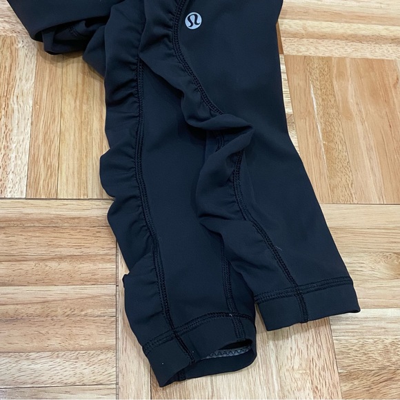 LULULEMON Speed Tight Cozy Black Legging Size 4 - Picture 10 of 16
